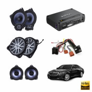 Pachet sistem audio Plug&Play STEG dedicat Mercedes Benz + Amplificator DSP 800W Difuzoare & Amplificatoare 