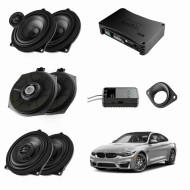 Pachet sistem audio Plug&Play Audison dedicat BMW K4E K4E + Amplificator AP 8.9bit 520W + Conectica dedicata Difuzoare & Amplificatoare 